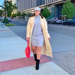 Turtleneck Sweater Dress